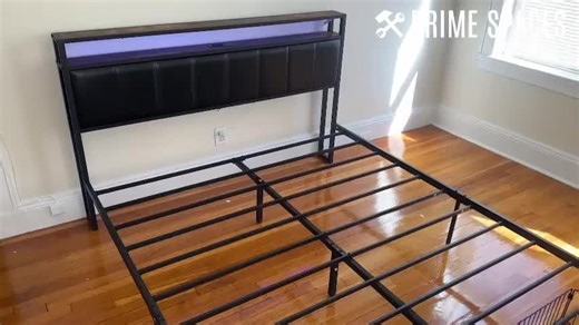 Meet your new gaming, charging, and glowing HQ. 🎮⚡ This Queen LED Bed packs a charging station, hidden storage, silent RGB lights, and an adjustable headboard into a sturdy metal frame—perfect for small spaces. #heavydutybedframes #ledbedframe #GamingBed #SmartBed #SmallSpace #GiftForGamers #RGBLights #RoomGoals #TikTokMadeMeBuyIt