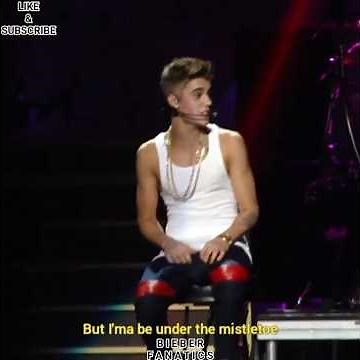 Justin Bieber performed "Mistletoe" live in 2013