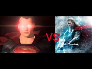 Superman vs Thor Full Fight