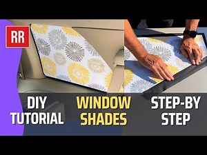 DIY Privacy Shades That Snap Into Place Every Single Time
