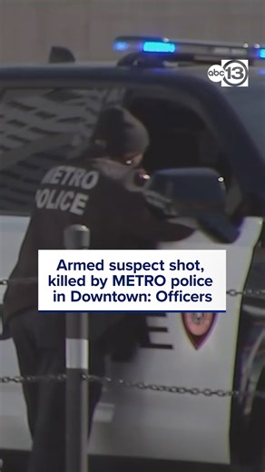 A METRO spokesperson told ABC13 a man and a woman had a domestic disturbance on the train before the man got off at the station and drew a weapon while standing on the crowded platform. | ABC13 Houston