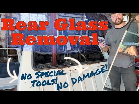 *Quick Tip*, How to Remove a 1980-1996 Ford F-Series Rear window without damage!