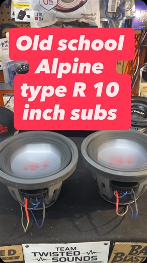 Testing out the 10 inch Alpine type r subs. Who had a son of these back in the day? #caraudio #bassheads #alpineaudio #subwoofer #spl | Matt Murphy