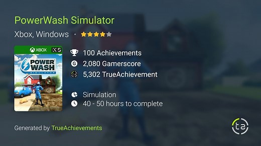PowerWash Simulator Achievements