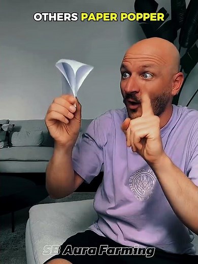 This Paper Popper Changed Everything! #aura #shorts #paperpopper