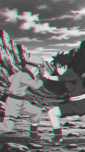 Naruto and Sasuke are fighting 😮 #superman #ai #naruto