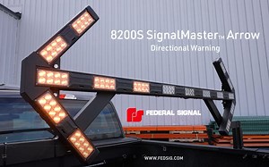 【美国警灯演示】联邦信号 Federal Signal 8200S SignalMaster™箭头导向灯