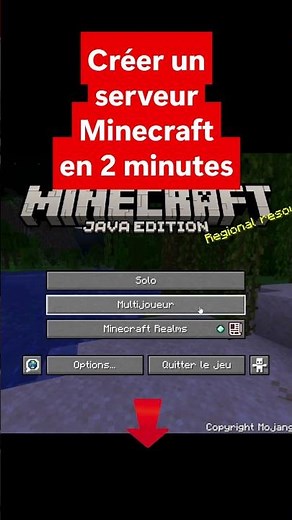 Créer un serveur Minecraft en 2 minutes