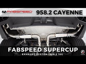 Fabspeed Supercup Exhaust System (958.2 Cayenne V6)