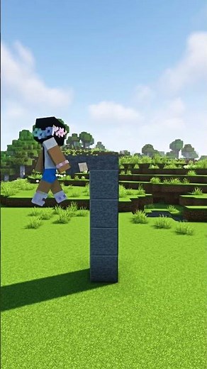HOW to BUILD a GUARD STATUE in MINECRAFT🗿⛏️