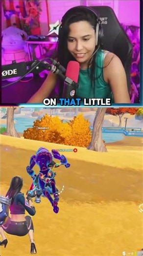 GIFTING the GALAXY ZERO POINT to RANDOM FORTNITE PLAYERS #fortnite #gaming #chica