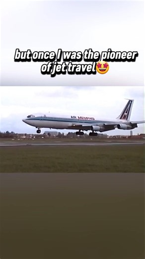 Boeing 707 now vs then 68 years old #retiredairplane #aviation #avgeek # #classicplanes #b707