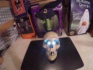 Gemmy animated Scary Skull