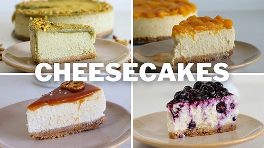 840K views · 11K reactions | The ultimate cheesecake guide: 5 cheesecake recipes  | The Cooking Foodie | Facebook