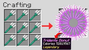 Minecraft But You Can Craft Custom Trident