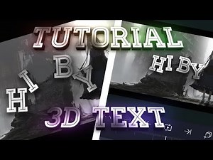 Tutorial 3d Text Animation in Alight Motion By Hiby