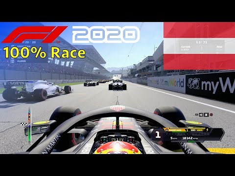 F1 2020 - 100% Race at Red Bull Ring in Albon's Red Bull