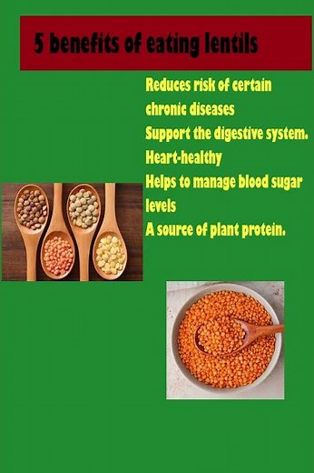 5 benefits of eating lentils