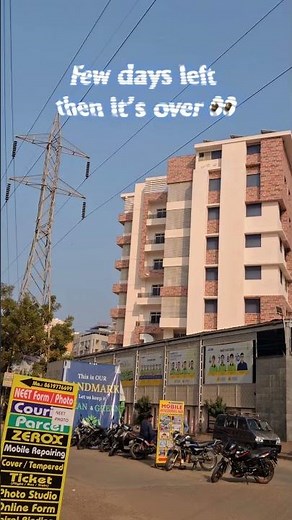 Few days left then it's over #neet2026 #kota