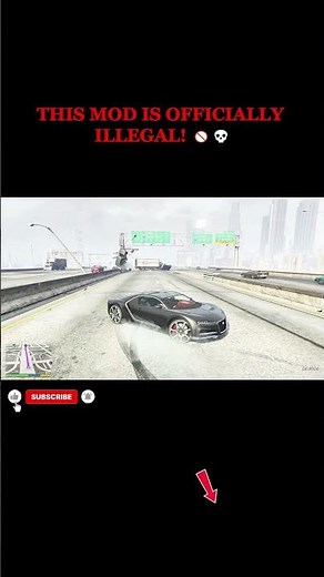 INSANE SPLIT-SCREEN MOD RACE! 🏁🏎️ #GTA5 #Shorts #mods