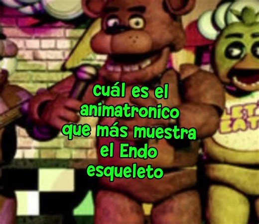 Animatrónicos que muestran el Endoesqueleto en FNAF