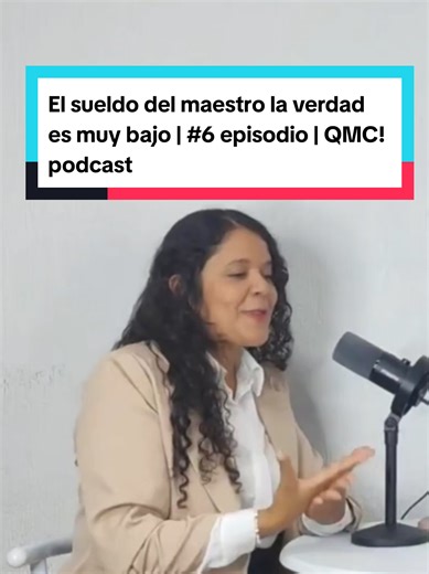 El sueldo del maestro la verdad es muy bajo | #6 episodio | QMC! podcast #sueldo #maestro #bajo #educación Soy educóloga y sé lo que nunca te contaron de la educación en México | Cristy Garrido | 6 Enlace del episodio completo y redes sociales 👇 • Amazon Music | https://music.amazon.com.mx/podcasts/b28ccdc0-8ea8-41bf-a3b7-0bfdbf2a5f47/qmc • Facebook | https://www.facebook.com/qmc.corporativo • Instagram | https://www.instagram.com/qmc.corporativo/ • Spotify | https://open.spotify.com/show/3yrbJ