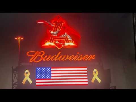 Anheuser Busch A & Eagle Sign Relighting 2022