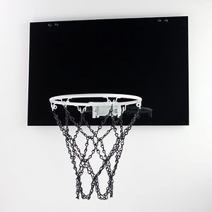BLACK Mini Basketball Hoop W/white Rim & Black Chain Net | Customizing Available | Door Hook or Standoff Screws | 18x12 or 21x16 Available - Etsy