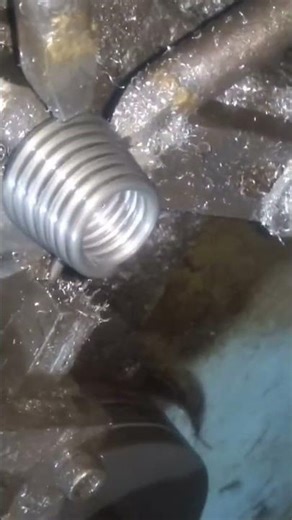 conical spring manufacturing #electronicmusic #copper #machine #spring