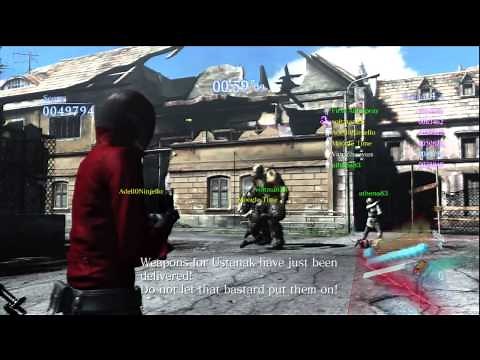 Resident Evil 6 : Predator Mode gameplay