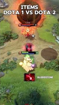 Сравнение предметов Dota 1 и Dota 2 - Mekasm, Hand of Midas, Bloodstone, Pipe of Insight, Gem