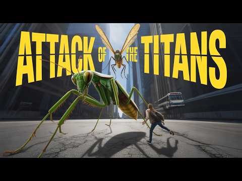 Why Giant Insects Are Impossible (The Square-Cube Law).#Insects #WhatIf #GiantBugs #Biology #physics