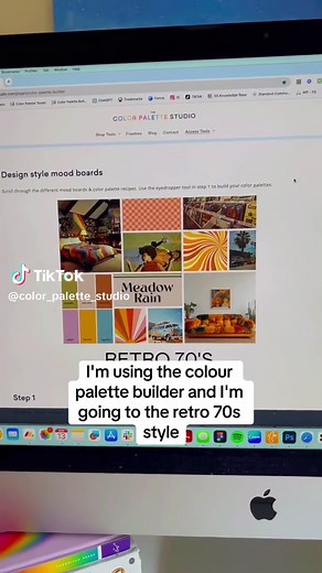 How to make a 70s inspired color palette #colorpalette #graphicdesign #graphicdesign #graphicdesigner #retro70s #retrobrand