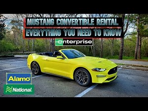 Mustang Convertible Rental from Enterprise, National, Alamo. Rental Car Review.