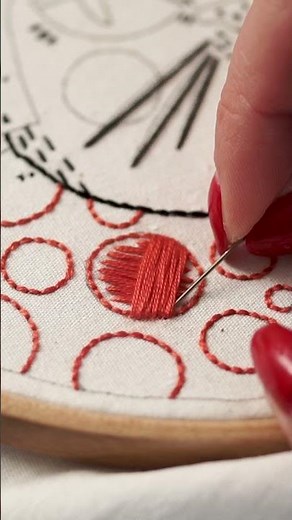 PADDED SATIN STITCH | Beginner Embroidery Tutorial