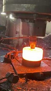 Inside the forging factory Hot Steel Rolling — Watch the Ring Stretch Instantly! #forging #machine