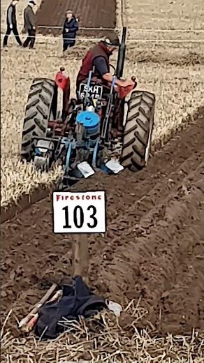 Massey Ferguson 35 Tractor with Ransomes The 73rd British National Ploughing Championships Oct 2024