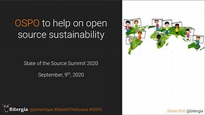 Open Source Program Office to help on open source sustainability