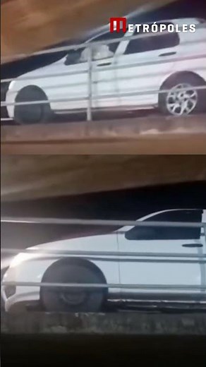 Motorista bêbado se confunde e acaba subindo em passarela na BR-60