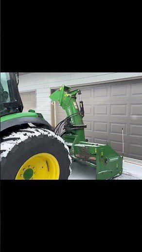 Normand Hybrid Inverted Snow Blower On A John Deere 4052r!