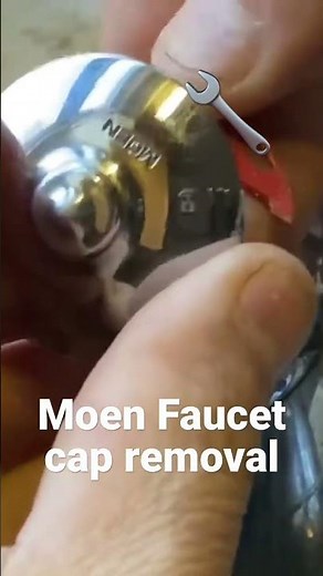 Moen faucet cap removal