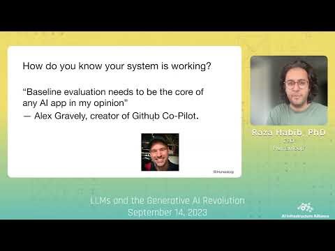 Raza Habib, PhD – Humanloop – Evaluating LLMs in production