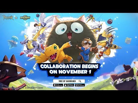 Nov. 1! When Worlds Collide: Tree of Savior: NEO X Digimon Adventure