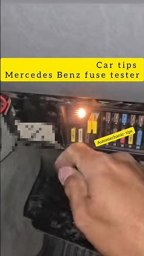 Mercedes Benz fuse tester #how to test Mercedes Benz fuse #easy #auto mechanic #simple
