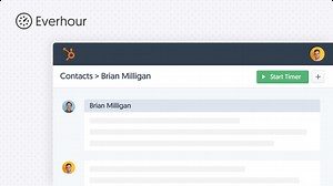 Hubspot Time Tracking by Everhour. Try for FREE