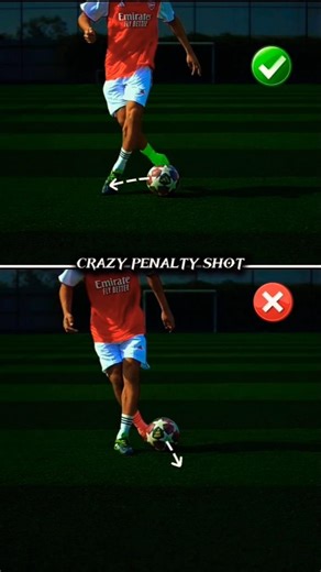 CRAZY PENALTY SHOT TUTORIAL ⚽#football