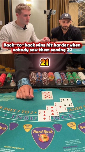 Back-to-back wins hit harder when nobody saw them coming. 👀#toaster #ytshorts #viral #blackjack