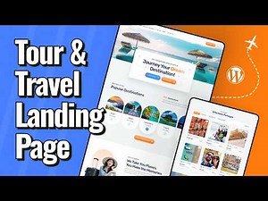 Create a Stunning Tour & Travel Landing Page in Elementor [Step By Step]