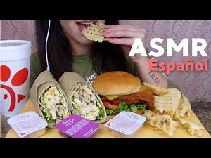 ASMR Español Chick-fil-a | ComerConJas91