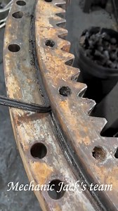 CAT320 Turntable Bearing Repair #mechanic #mechanicjack #CAT #excavator #turntable | Mechanic Jack's team